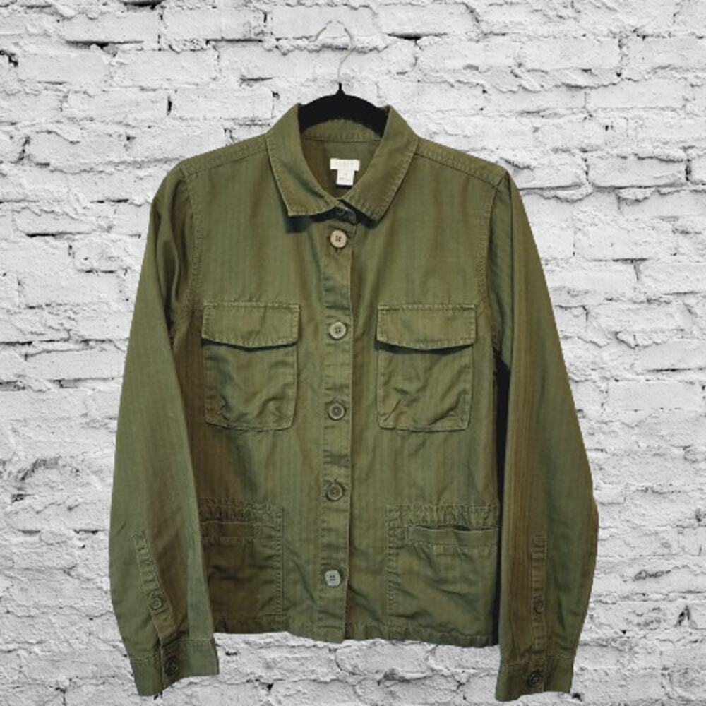 J. Crew Olive Green Utility Jacket
